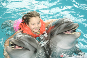 подарок девочке на 10 лет-дельфинарий